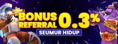 BONUS REFFERAL 0,3%
