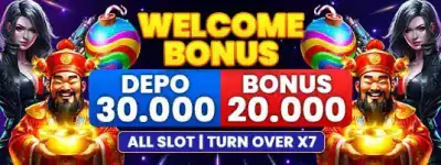 WELCOME BONUS 20.000