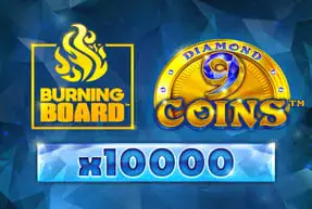 9 Coins™ Diamond Burning Board™ Scratchcard
