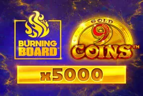 9 Coins™ Gold Burning Board™ Scratchcard Mobile